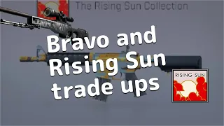 CSGO Bravo and Rising Sun trade ups