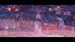 Crvena zvezda Telekom : Galatasaray 76:68 | Mitrović za Dangubića [1. kolo Evrolige | 16.10.2014.]