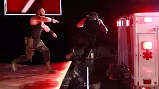Get a close view of Braun Strowman's ambulance attack on Roman Reigns: Exclusive June 29, 2017