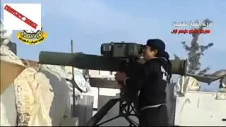 Syrian rebels attack with Anti Tank system