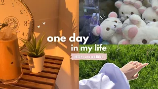 One (productive) day in my life 🧸 chill + summer, cleaning, going out, sunsets, skincare, good food