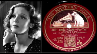 78 RPM – Jack Hylton & His Orchestra – Just Once Again (1927)