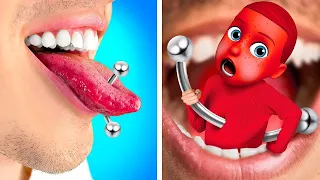 Dacă organele ar fi oameni | Faze ciudate și amuzante de la școală, marca Lumea La La Emoji