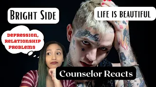 Counselor Intern React To Bright Side & Life Is Beautiful By Lil Peep| Lil Peep Reaction Video