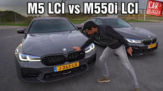 BMW M5 LCI vs BMW M550i xDrive LCI | DRAG RACE | PART 1/2