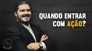 Entro com ação antes ou depois de ser eliminado no concurso?