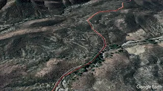 Mike's Sky Ranch to Rancho Coyote Google Earth Movie