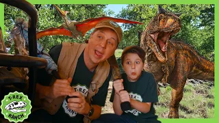 Dinosaurs Hunt & Science Experiment! | T-Rex Ranch Dinosaur Videos for Kids