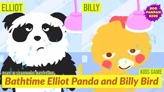 Bathtime Elliot Panda and Billy Bird Lingokids |BoopanpanKids