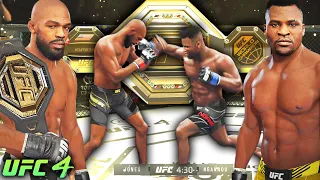 Jon Jones Heavyweight Super Fight vs. Francis Ngannou | UFC 4 Career Mode #14