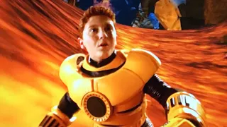 Spy kids 3: Surfing in a volcano of lava