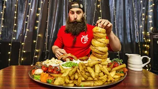 BLACK MARKET'S UNDEFEATED MIXED GRILL CHALLENGE | UK'S BIGGEST MIXED GRILL | BeardMeatsFood