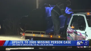 Car linked to 2005 missing person case found in Melton Hill Lake