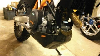 5of5 KTM 690R Skid Plate Carbon Fiber Reinforcement