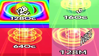 BALL RUN 2048 — BIG NUMBER: 128 OCTODECILLION vs 128 MILLION HighScore (Infinity, Merge, Gameplay*)