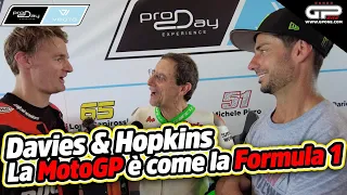 Chaz Davies e John Hopkins: "La MotoGP è come la Formula1!"