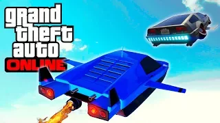 GTA Online SUBMARINE CAR vs FLYING CAR | GTA 5 Online Doomsday Heist DLC (Stromberg)