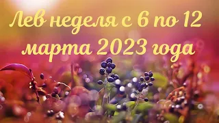 Лев  таро расклад на неделю с 6 по 12 марта 2023 года. Мира Два Мира