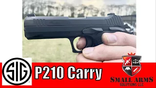 The Sig P210 Carry