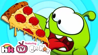 Funny Cartoons - Om Nom Stories S6 Ep10: PIZZA MANIA | Cartoons for Children by HooplaKidz TV