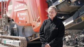 Hart's Haulage review of Terex Finlay machines