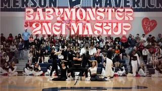 [KPOP IN SCHOOL] Babymonster 2NE1 Mashup - EHS Kpop Dance Club | Pep Rally