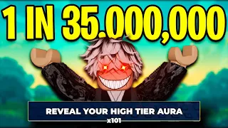 I ROLLED a 1 in 35,000,000 AURA and 101 HIGH TIER AURAS?!