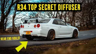 Nissan Skyline R34 Gets Top Secret Diffuser + Road to 500BHP Starts Here | R34 Build ep.4
