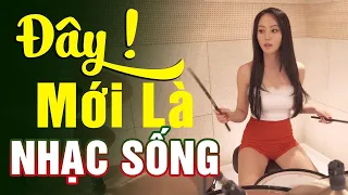 NHẠC SỐNG REMIX GÁI XINH ĐÁNH TRỐNG CỰC BỐC - LK NHẠC SỐNG TRỮ TÌNH THÔN QUÊ BOLERO REMIX