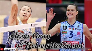 Kelsey Robinson & Alexa Gray | Imoco Volley Conegliano vs Volley MULHOUSE | CEV Champion League 2023