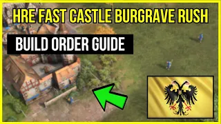 AOE4 | HRE Burgrave Fast Castle | Build Order Guide