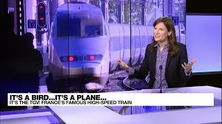 Is it a bird? Is it a plane? No, it's France's TGV high-speed train! • FRANCE 24 English