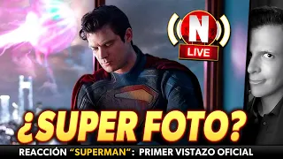 SUPERMAN ¡Reacción a Foto Oficial! El Traje y David Corenswet Primera Impresión  | Noti-Flash