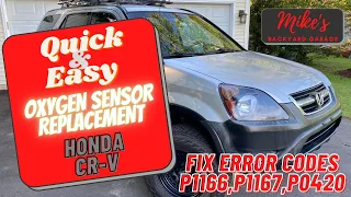 2002 2006 Honda CR-V   O2 Sensor Replacement