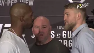 UFC 232 Jones Vs Gustafsson Face OFF!