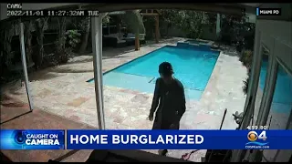 Miami Home Burglar Caught On Camera Wearing Victim's Clothes