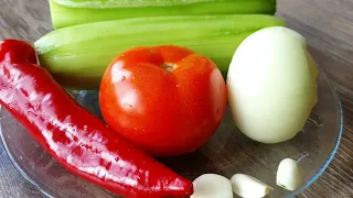 How to make a delicious light HEALTHY LUNCH from SIMPLE vegetables?? VERY easy. Turkish cuisine