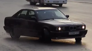 BMW M5 E34 Illegal Street Drift (Giorgi Tevzadze)