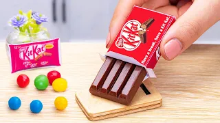 Amazing KITKAT Cake | Best Miniature COLORFUL CHOCOLATE Cake Decorating | Tiny KitKat Dessert Making