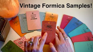 Let’s Look at Vintage Formica Countertop Samples! ~ Soft Spoken Normal Female Voice No Frills ASMR