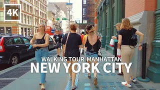 NEW YORK CITY TRAVEL - WALKING TOUR(9), Broadway, SoHo, Nolita, Little Italy, 6th Ave [Full Ver.]