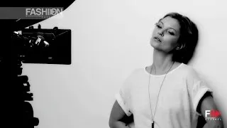 KATE MOSS Backstage for RIMMEL LONDON Wake Me Up Mascara