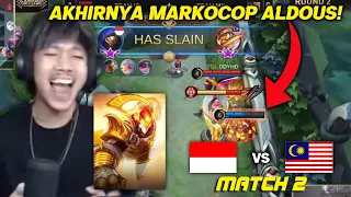 YANG KITA TUNGGU2, AKHIRNYA MARKOCOP PAKE ALDOUS!! - Indonesia VS Malaysia Match 2