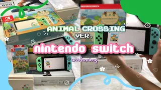 🍒Unboxing Nintendo Switch: Animal Crossing New Horizons (Special Edition)🌳🍑