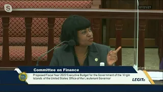 Committee on Finance Budget Hearing | July 21, 2021