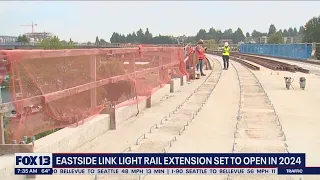 Eastside Link Light Rail to open in 2024