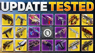 All Mid Season Update Changes Tested (Pre Vs. Post Patch) | Destiny 2 Lightfall