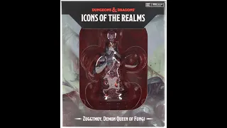D&D Icons of the Realms, Zuggtmoy, Demon Queen of Fungi, Pre-Painted Miniature, A Quick Review