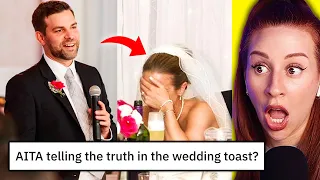 AITA for telling the TRUTH in the wedding toast? - REACTION