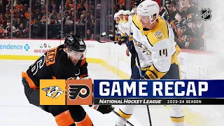 Predators @ Flyers 12/21 | NHL Highlights 2023